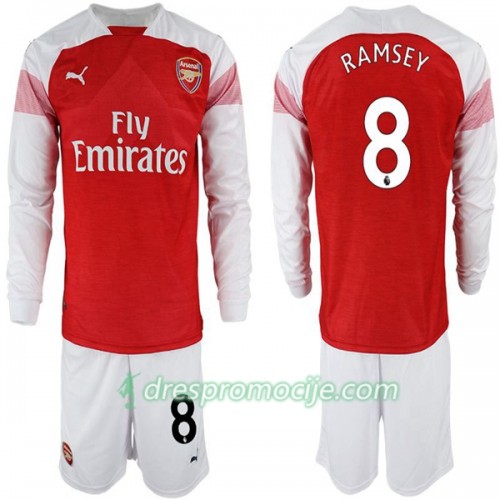 Arsenal Dres Aaron Ramsey 8 Dječji Domaći 2018/19 Dugim Rukavima Arsenal Dres Aaron Ramsey 8 Dječji Domaći 2018/19 Dugim Rukavima